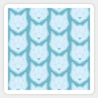 Art Deco quiet cat Sticker